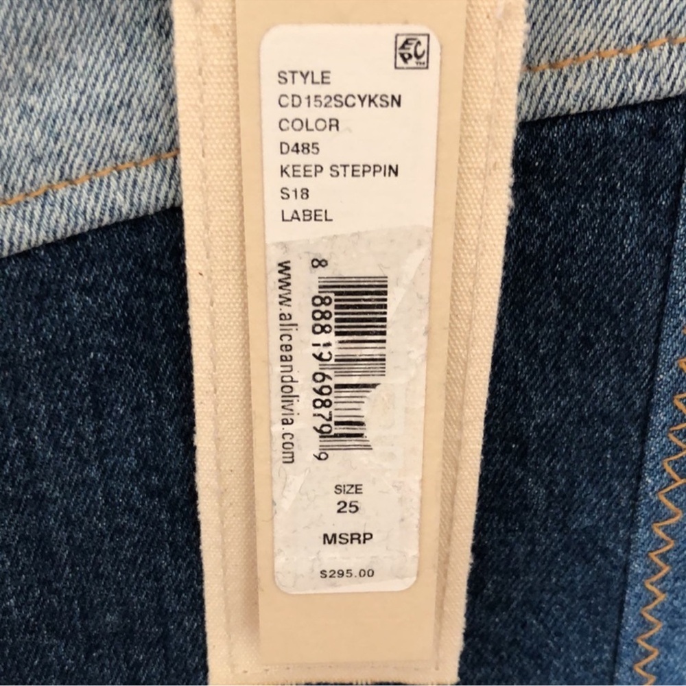 ALICE+OLIVIA DENIM SKIRT - Picture 6 of 6